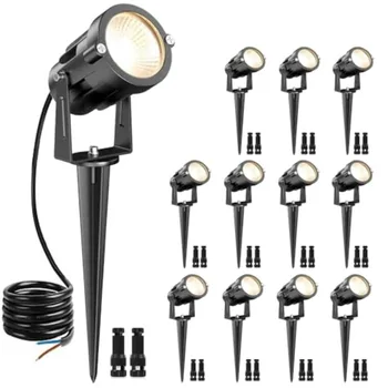 15W Low Voltage Landscape Lights 12 Pack LED Landscape Lighting Outdoor 12V Warm White LED Landscape Light Waterproof Garden Pa 1