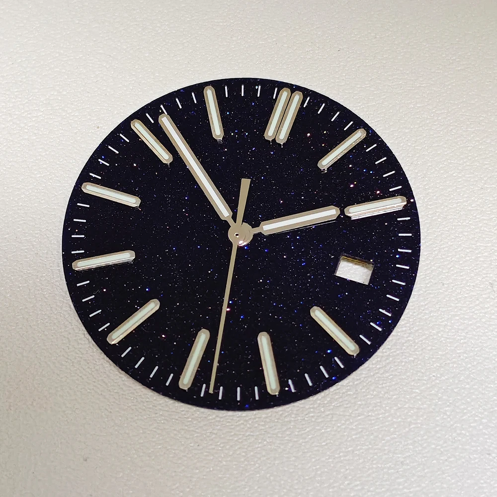 318mm-watch-dial-stone-dial-nh35-starry-sky-dial-customable-logo-flat-blue-malachite-stone-for-nh35-nh36-nh70-nh38-movements