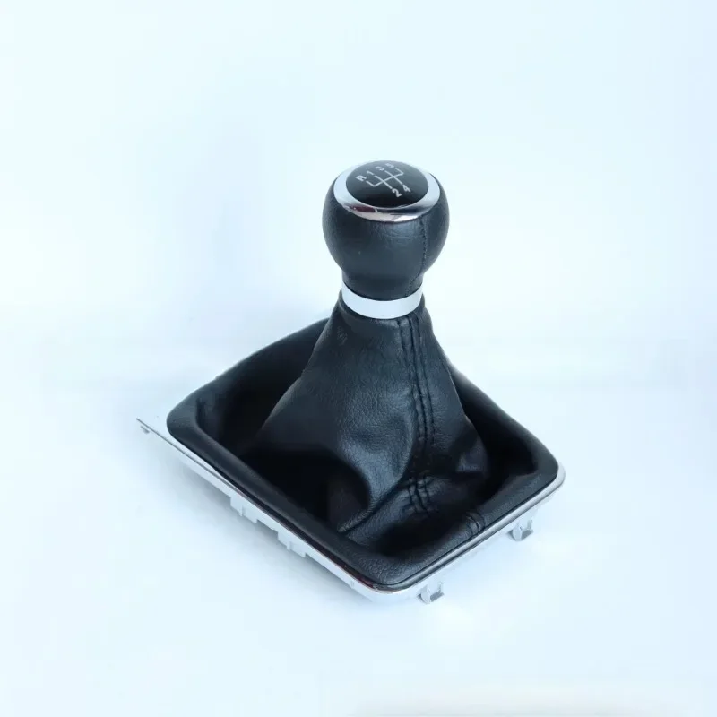 For Passat B6 B7 CC 2005-201 for Gear Shifter Knob with Dustproof Cover 5/6 Speed Gear Shift Knob Stick Gaiter Boot Frame Kit