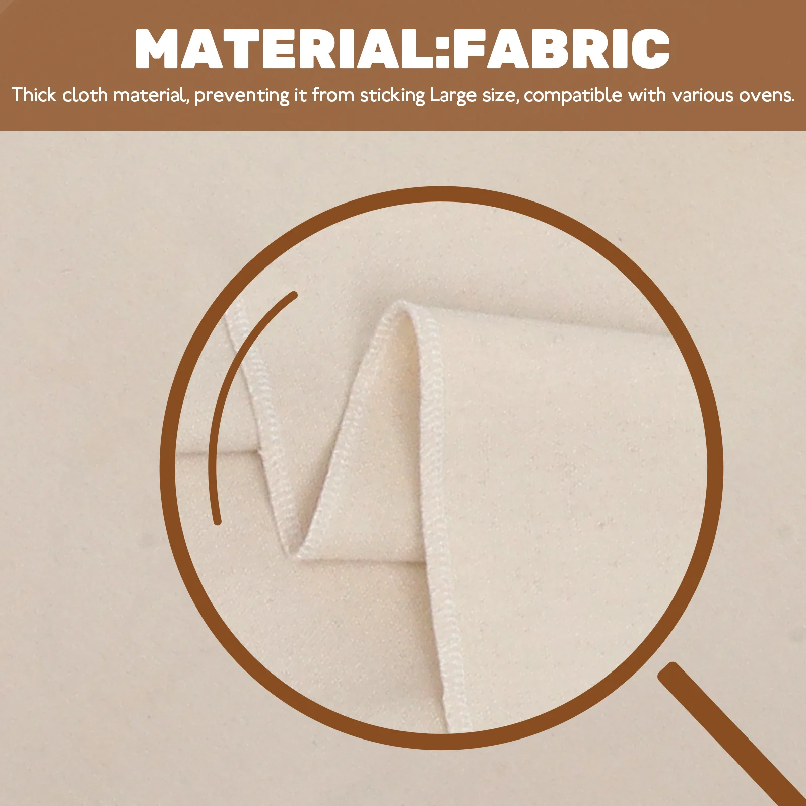 

Extra Thick Fermented For Bread Baking Large Size Dough Liner Kitchen Bakery Tool Easy Clean Cotton Cloth Baking Accessories