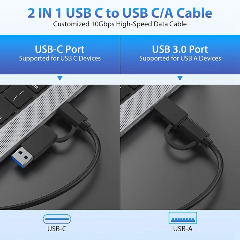 AU61-6 In 1 Cfexpress Type B Card Reader For Cfexpress Type B/SD/TF/CF/XD/MS,USB 3.2 Gen 2 10Gbps Cfexpress Adapter Memory