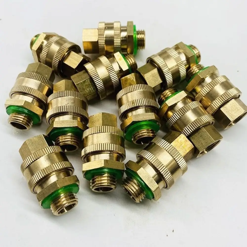 Durable Copper Pipe Connector M14 High Pressure Quick Connector Pipe Fitting Orchard Work