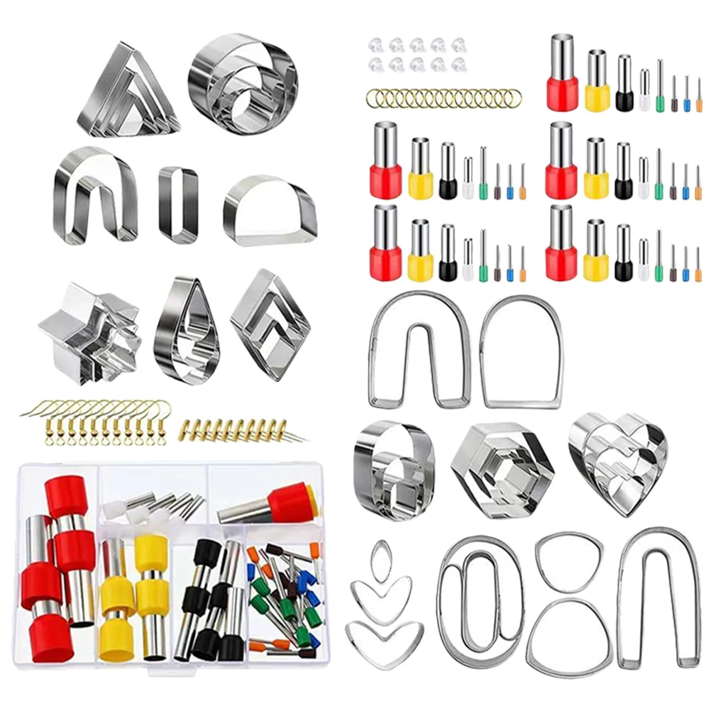 

1 set Earring Mould Tools Stainless Steel Polymer Clay Polymer Clay Jewelry Making Tool Cutters Jewelry Making Crafts