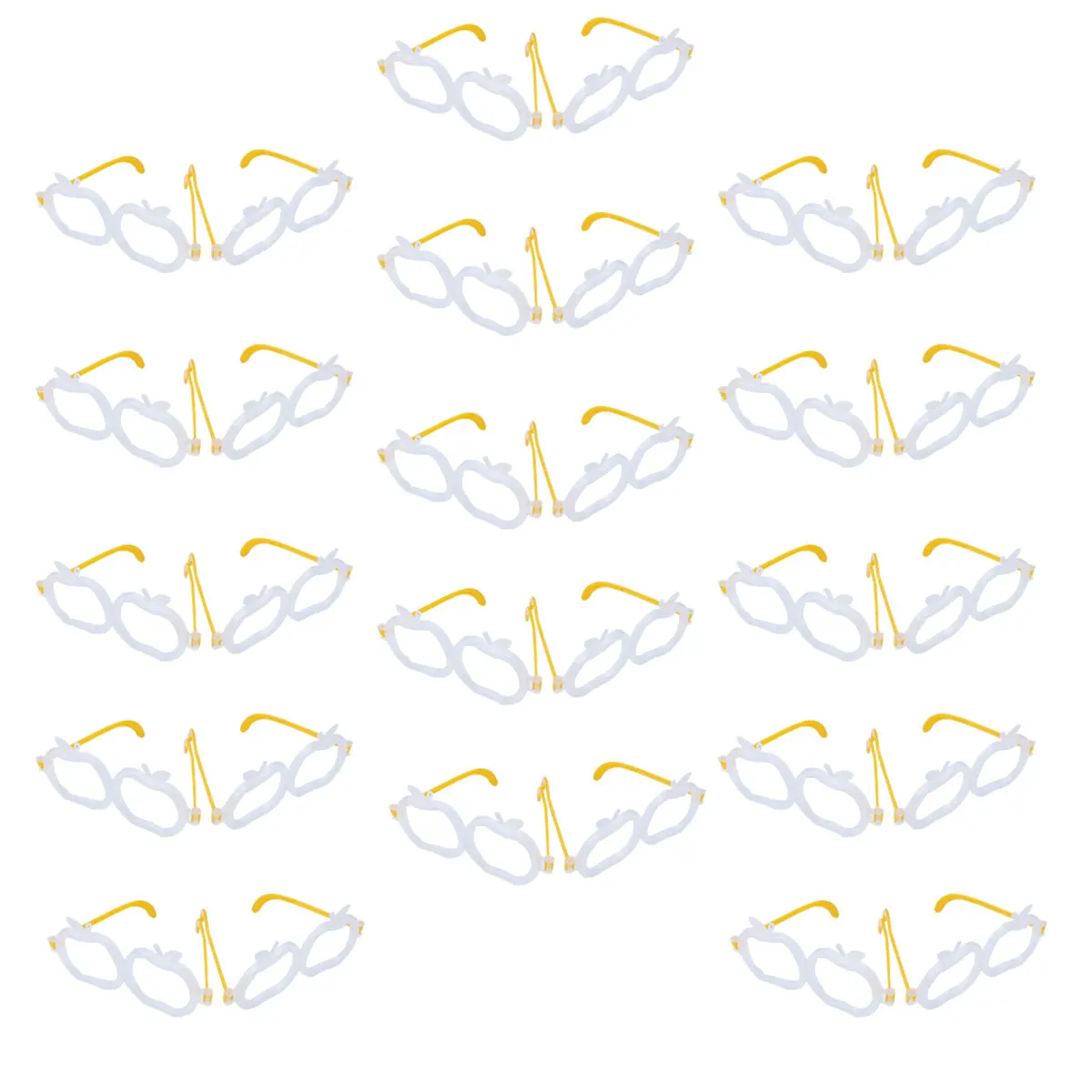 Lunettes fluorescentes lumineuses, 30 pièces, fournitures de fête portables et légères pour événements de nuit, Festivals de Concert