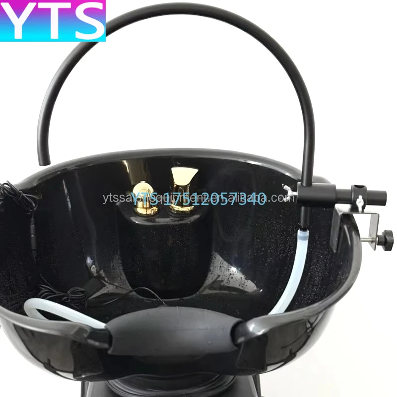 Luxury Modern Ceramic Bending Shower Water Circulation Barber Shop Hair Beauty Salon Dining Bed Shampoo Chairs image 2