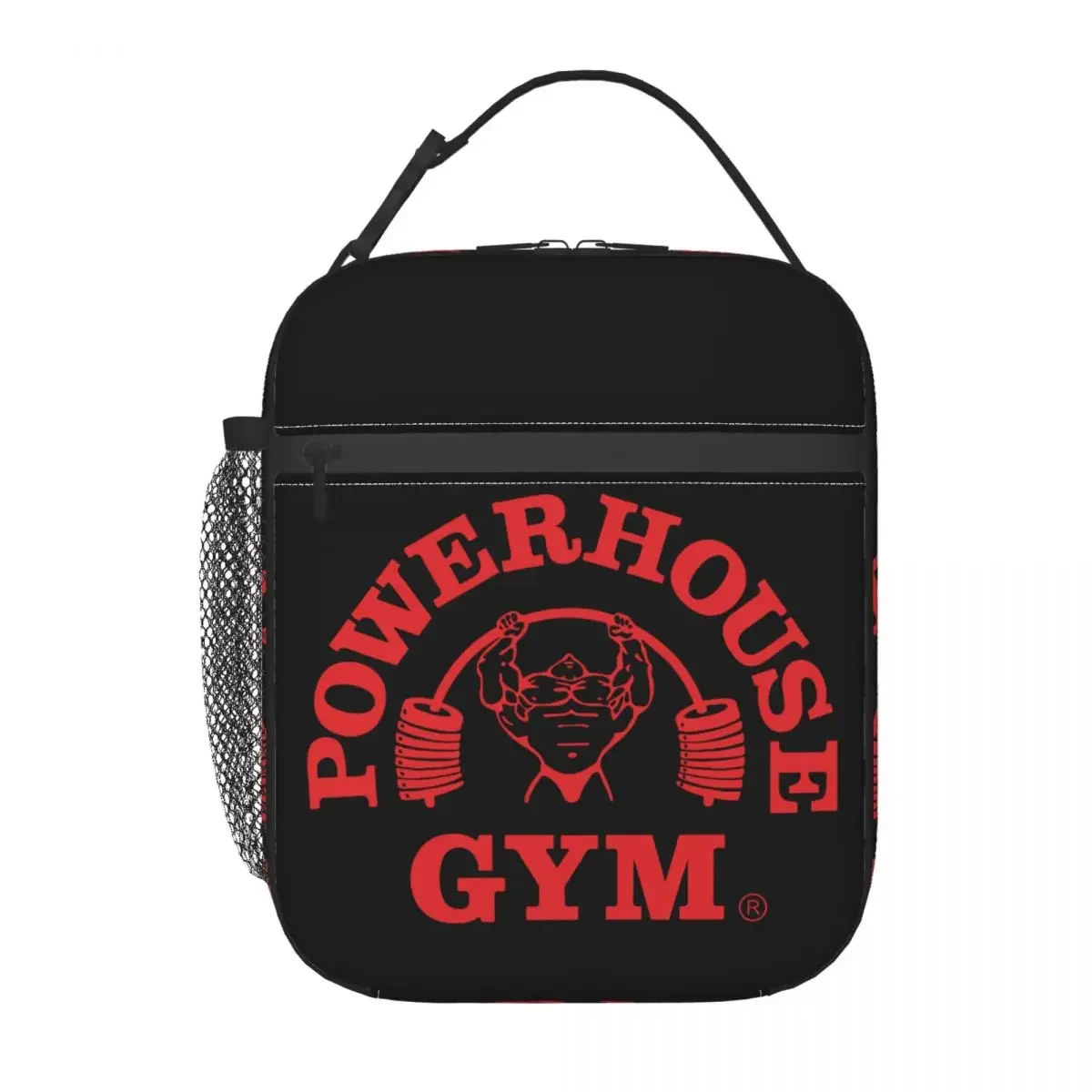 

Powerhouse Gym Insulated Lunch Bags Portable Meal Container Cooler Bag Tote Lunch Box College Picnic Girl Boy