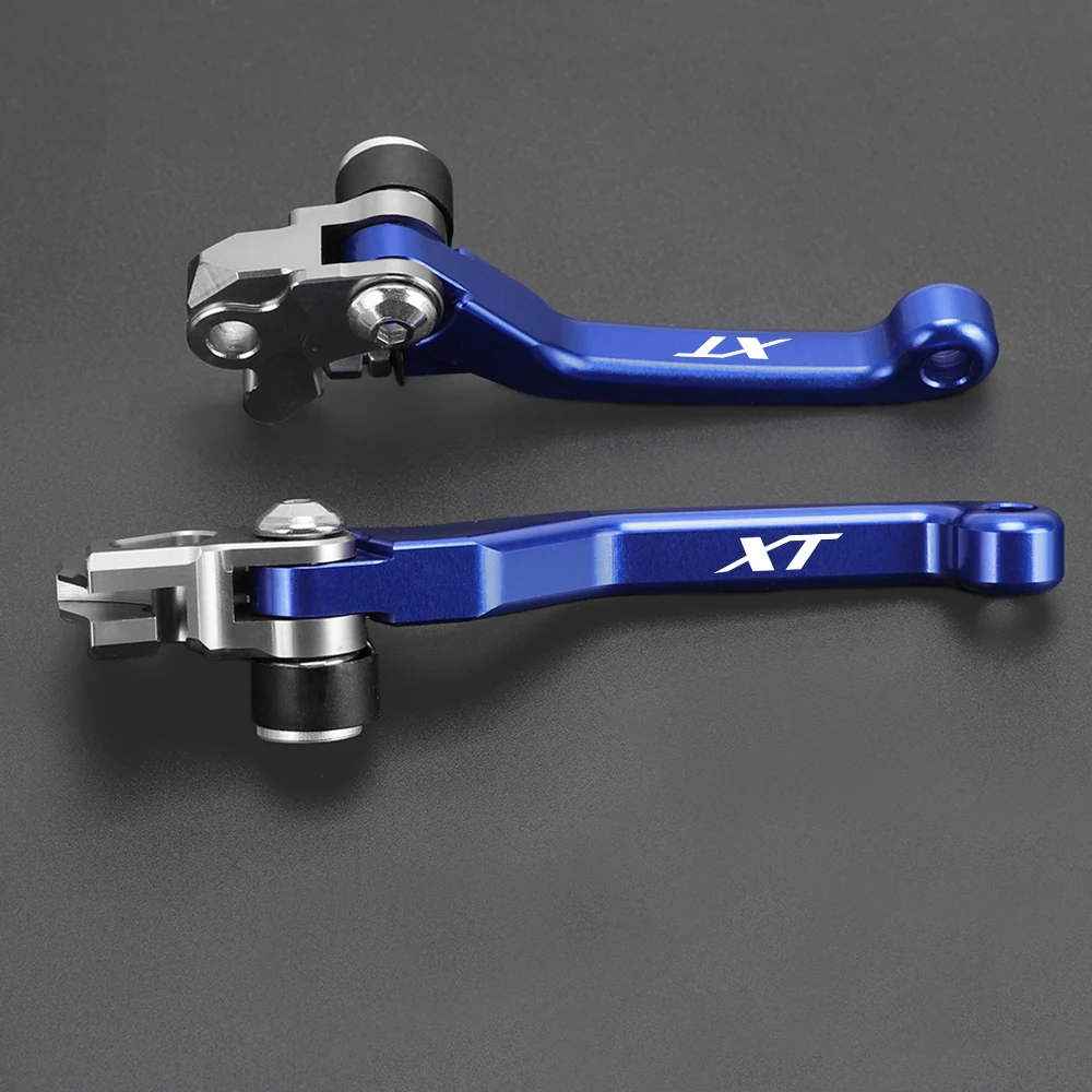 For YAMAHA XT 225 600 660 250 XT225 XT600 XT250/X CNC Pivot Brake Clutch Levers Dirt Bike Handle Hand Grip Handlebar Motocross