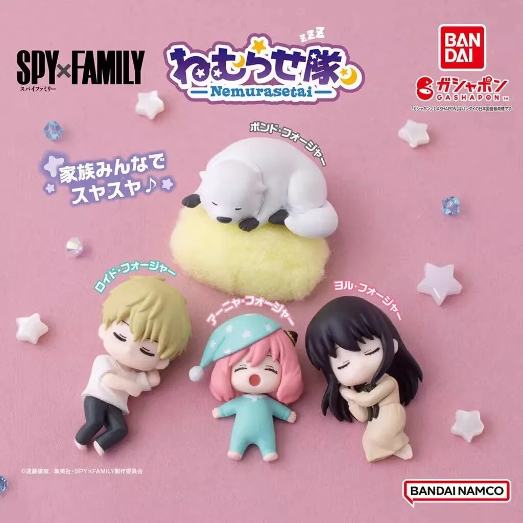 

Bandai Original 4Pcs Gashapon SPY×FAMILY Anime Figure Toys For Kids Gift Collection Model Ornaments