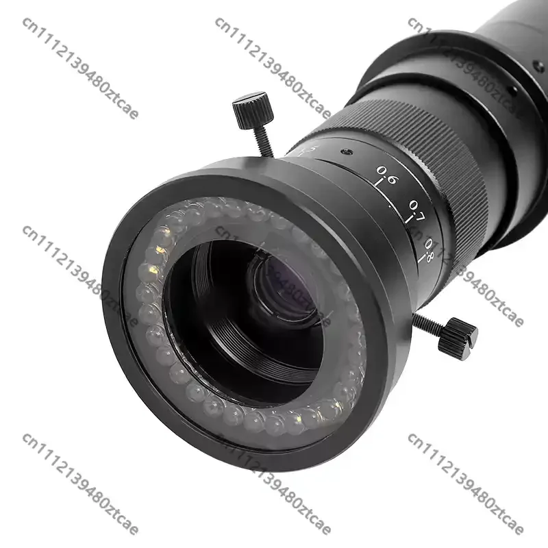 Polarized Ring Light Source For Industrial Microscope Anti‑Glare Eliminate Reflection Adjustable Brightness For Mobile Phone