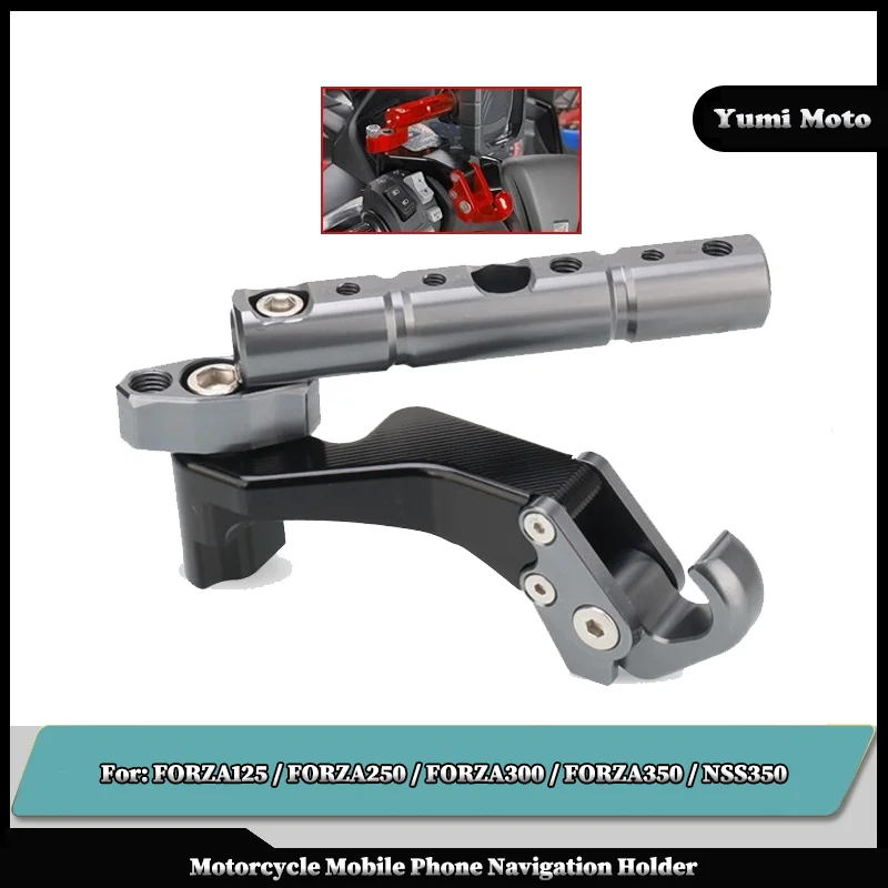 

Motorcycle Hook Helmet Balance Bar Handlebar Mobile Phone GPS Stand Cross Bar Lever For HONDA FORZA 350 125 250 300 NSS350