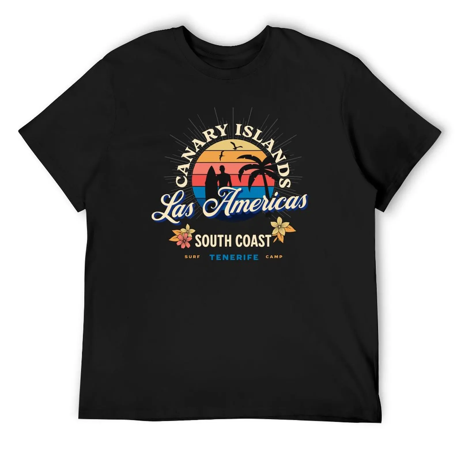 Las Americas Surf Tenerife, T-Shirt vintage heavyweights anime tshirt mens t shirts