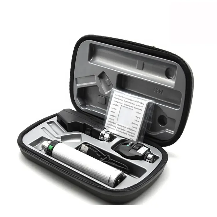Veterinary Diagnostic Equipment 3 In 1 Set With Ophthalmoscope Retinoscope And Otoscope For Animal Eye Examination