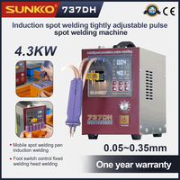 SUNKKO 737DH4.3KW Automatic Pulse Welding Machine Battery Spot Welder Machine for Battery Welder Equipment with Spot Welding Pen