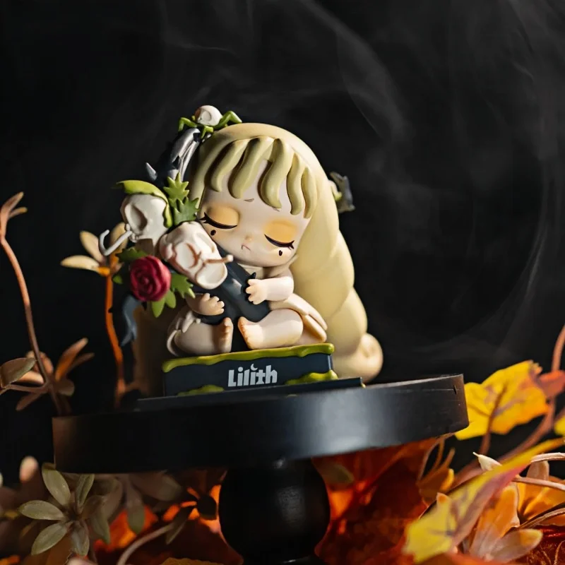 حقيقي 52 لعب ليليث القرن ماري صندوق أعمى لطيف الشكل تحصيل لعبة صندوق غامض سطح المكتب الديكور القوطية نمط هدية