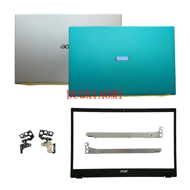 

Новинка для Acer Aspire A115-32 A315-35 A315-58 задняя крышка с петлями серебристо-зеленая