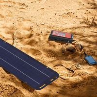 6W Solar Panel Kit with Solar Charge Controller Solar Car Battery Charging Kit High-Efficiency for Car RV Boat Motorcycle