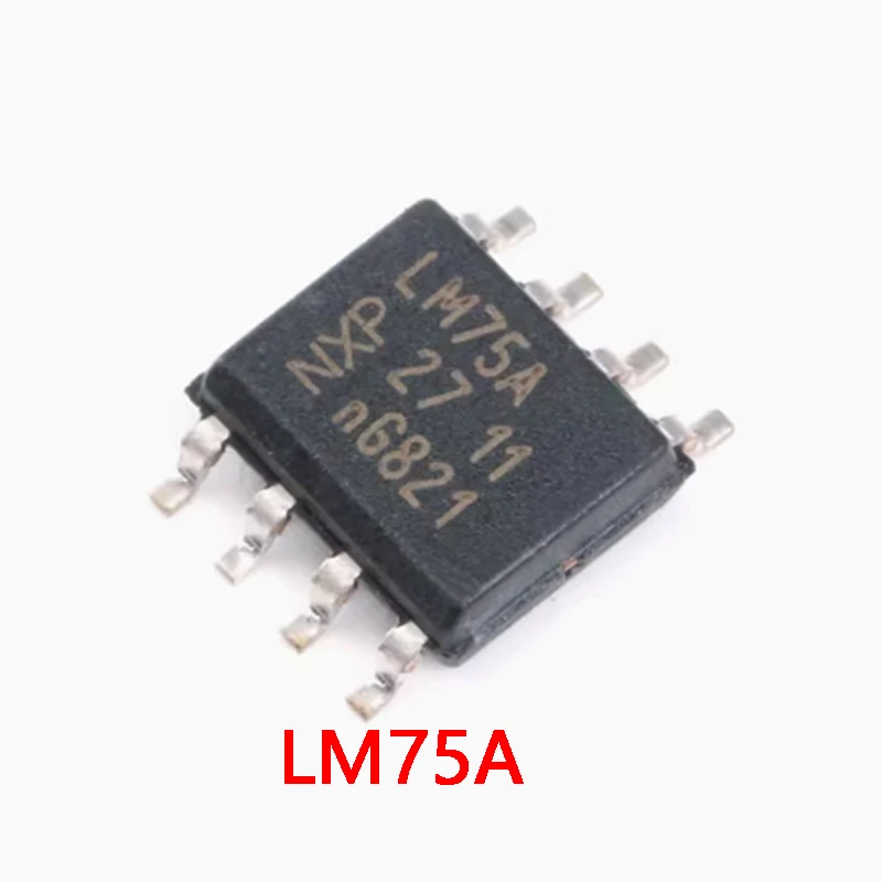 10pcs/lot New original LM75 LM75A LM75AD SMD SOP8 temperature sensor chip