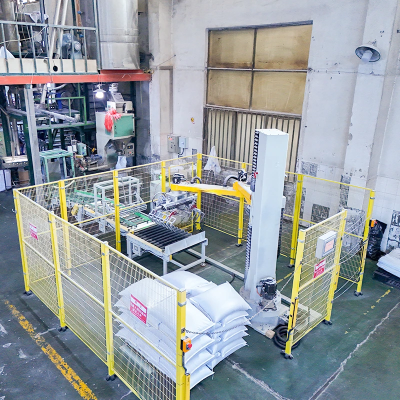 

70Kg Bag Electric Palletizer Column Type Automatic Packing Machine Heavy Duty Industrial Robot Stacker Food Grade Cartons
