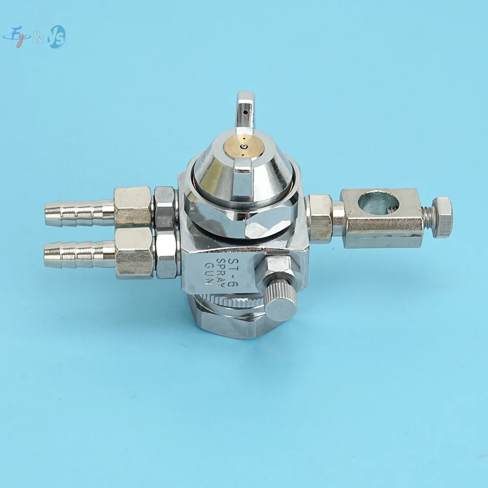 Automatic ST-6 ST-6R Spray Gun, Industrial Spray Gun for Paint, Flux, Alcohol & Liquid Spraying, 0.5mm/1.0mm/1.3mm/2.0mm