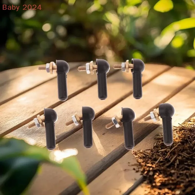 الغاز RC قارب سيرفو قطع الغيار وصلة كروية M2 M3 موصل أسود 2/5 حزمة L16/17 مللي متر نهاية القضيب