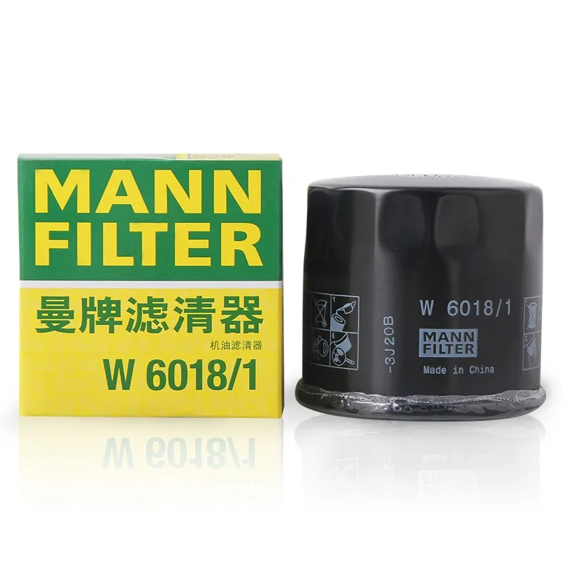 MANN FILTER W6018/1 Oil Filter For Mazda 3 Axela 1.5L 2.0L Saloon Hatchback CX-4 CX-5 CX-8 CX30 PE0114302B PE0114302A PE7W14302A