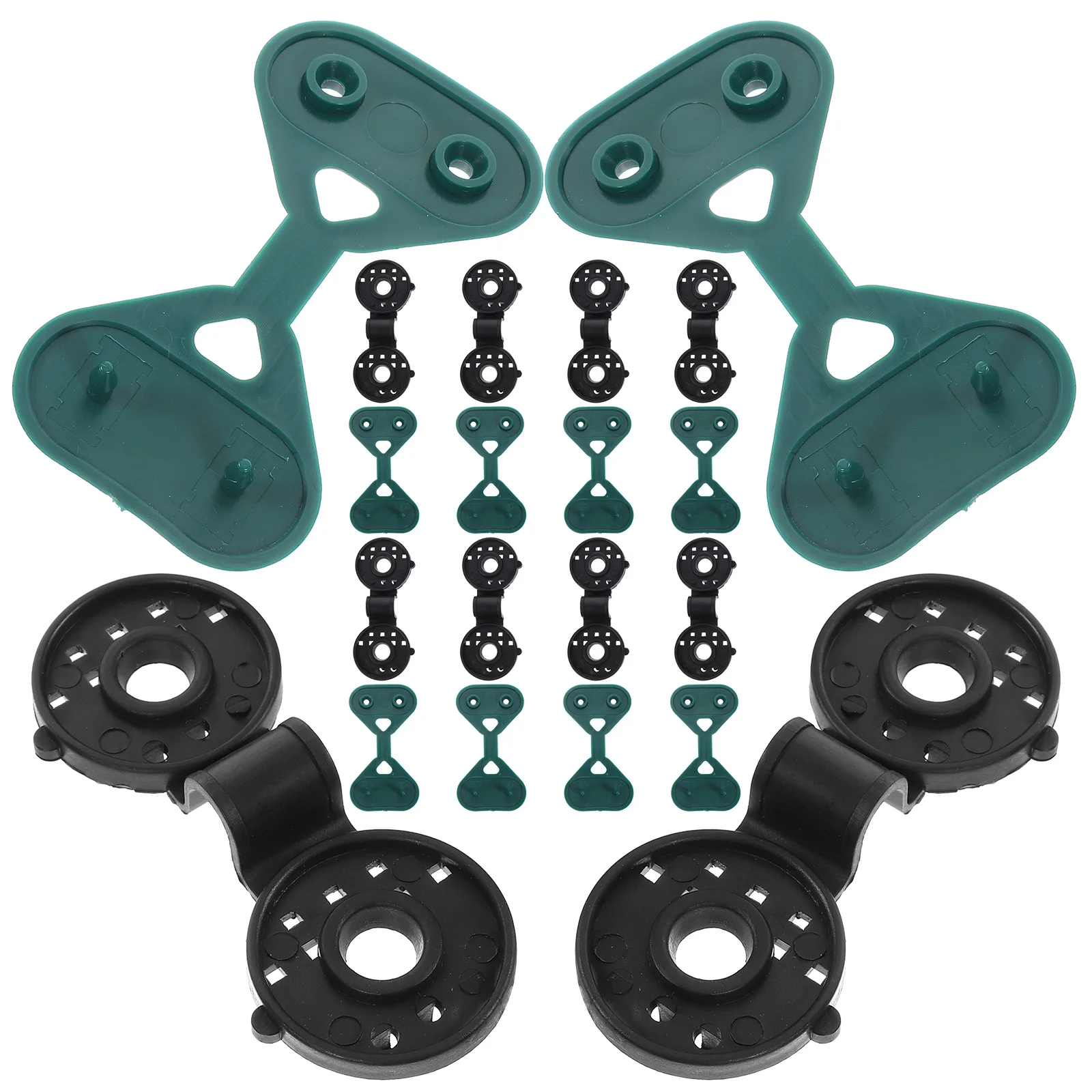 

20 Pcs Sunshade Clips for Garden Netting Greenhouse Cloth Folder Mesh Clip Fixing Clamps PE Plastic Durable Easy Use