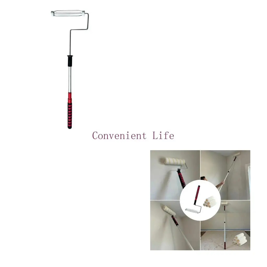 

L1EE 9inch Paint Roller Handle Small Plastic Threaded Grip For Extension Rod