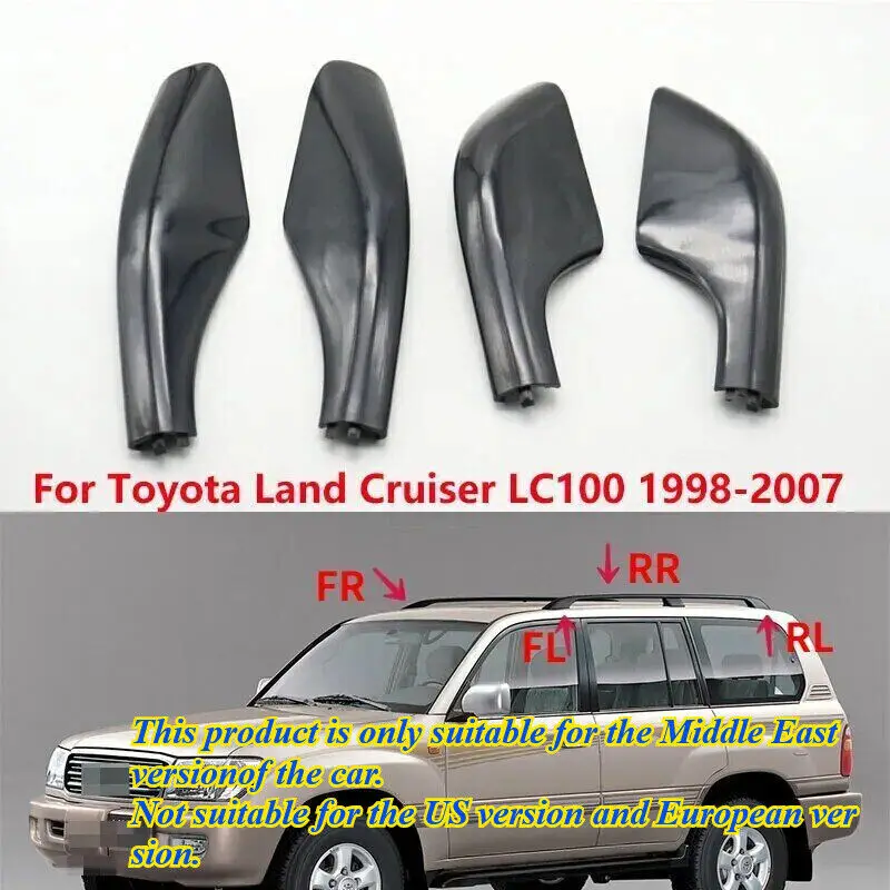 

For Toyota Land Cruiser LC100 LX470 Roof Luggage Rack Roof Bar Rail End Cover