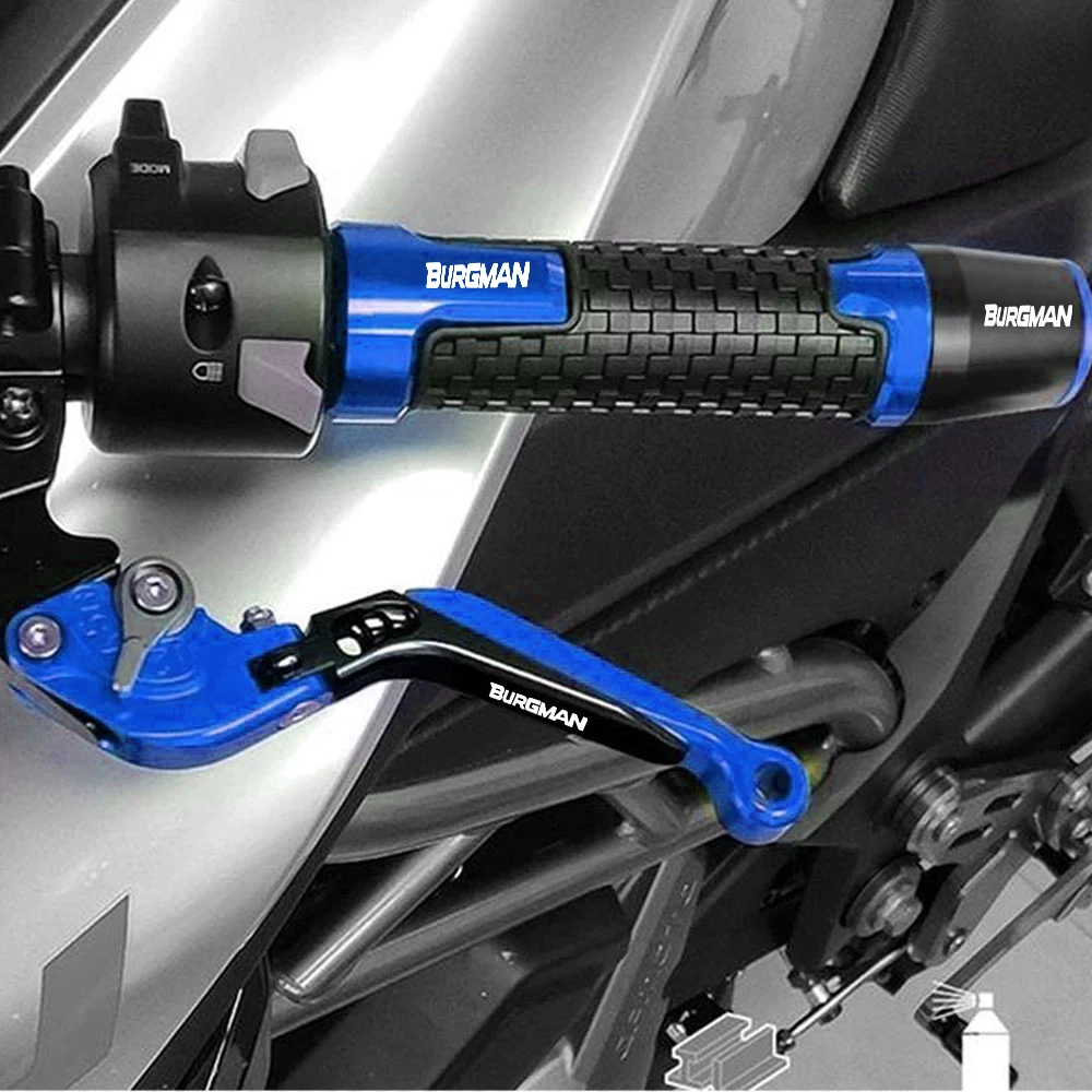 For Suzuki AN200 AN250 AN400 AN650 Burgman AN 125 250 400 650 Motorcycle Accessories Handlebar Hand Grips Handle Bar Ends Cap