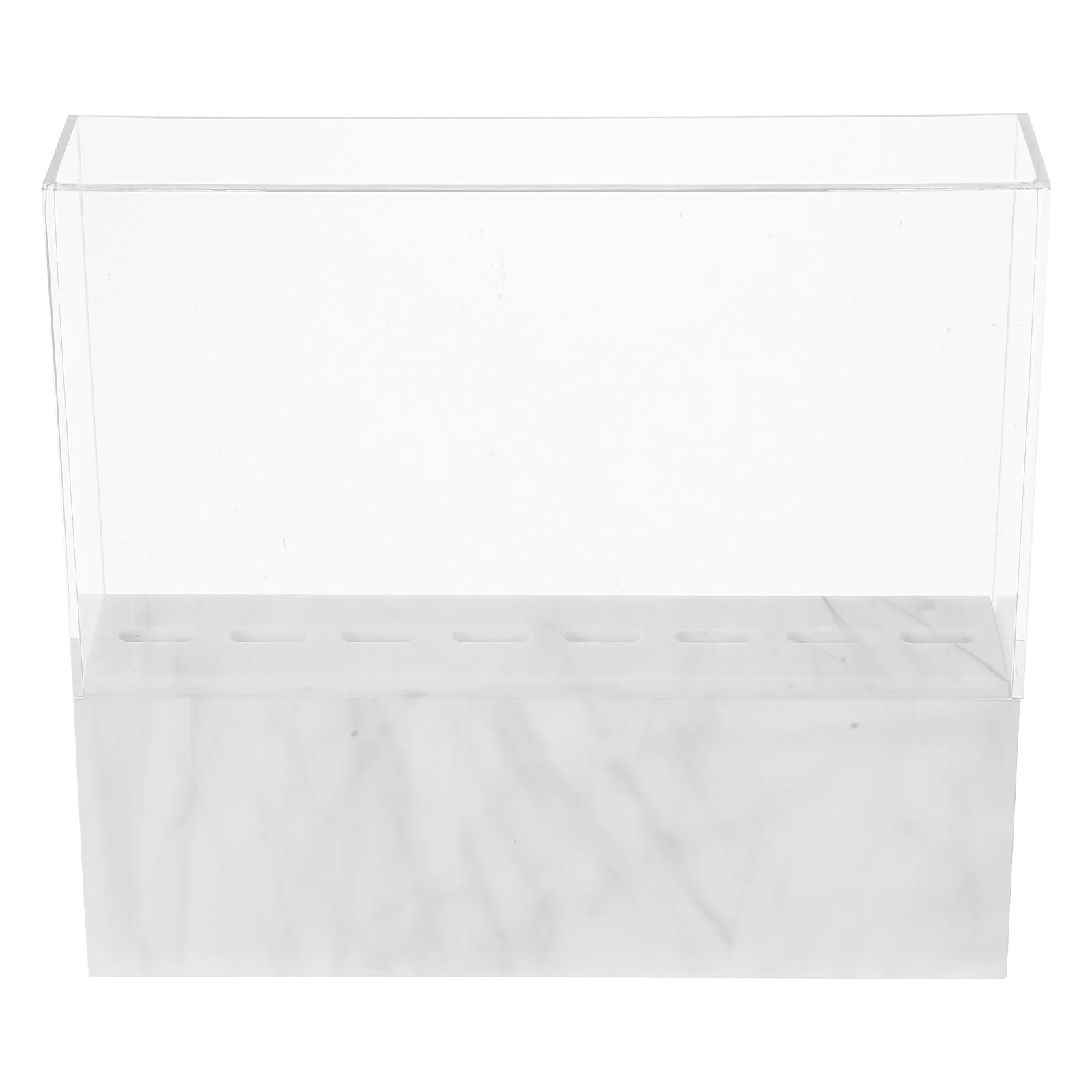 Estante acrílico para pinzas de maquillaje, soporte para salón de belleza, soporte de exhibición, soporte para pinzas, organizador de almacenamiento