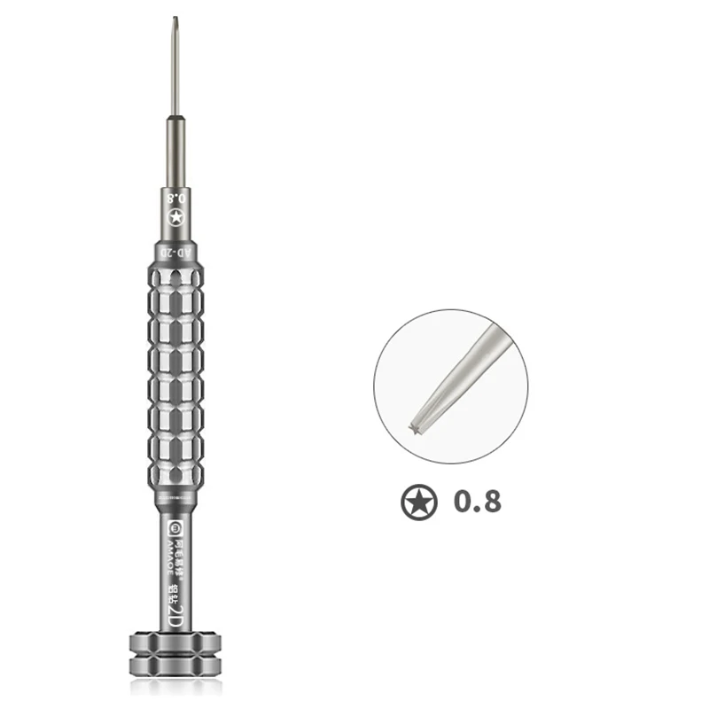 손잡이가 있는 정밀 스크루드라이버 팁, y 타입, Torx Cross T1 T2 T3 T5, 아이폰 6S 7 8P X 휴대폰 오픈 핸드 툴, 1 개