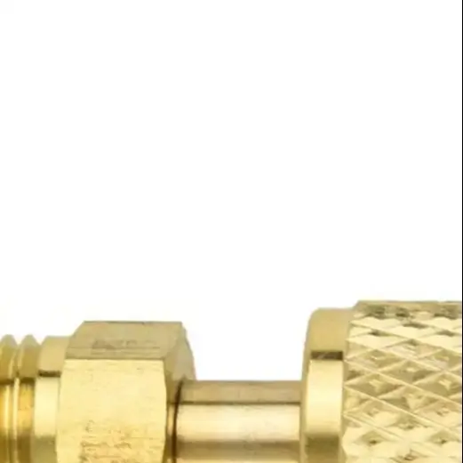 1pc R32 R410a Male Adapter 5/16 X F1/4 SAE For Air Conditioning Systems Brass Adapter Quick Couplers Refrigerance Parts