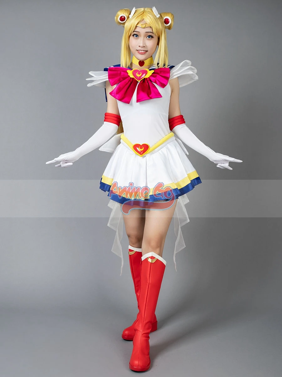 Kostium Cosplay Sailor Super S Film Tsukino Usagi Serena Sukienka Damska Strój Anime Halloween Role Play