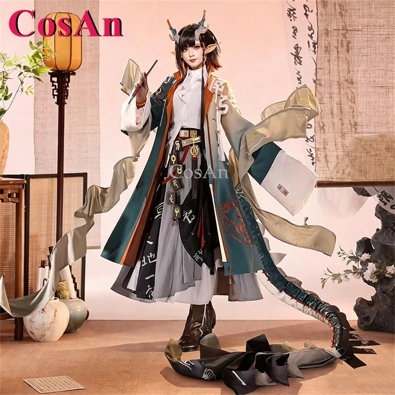 

CosAn Game Arknights Jie Cosplay Costumes New Year Limited Edition 2026 Gorgeous Elegant Combat Uniform Party Role Play Clothing