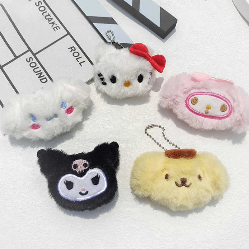 

Sanrio Keychain Plush Toys Mini Peluches Graciosos Schoolbag Kids Doll Plush Car Keychain Gift Toys For Kids Brinquedos Infantil