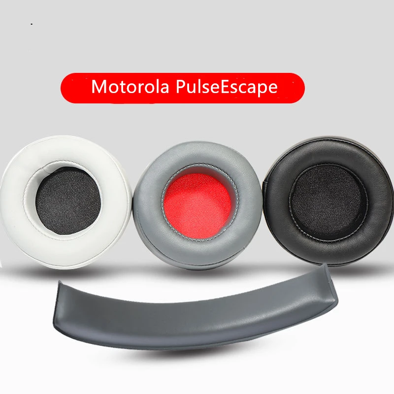 For Motorola PulseEscape Earphone Sleeve Sponge Earmuff Leather Sleeve Head Beam Protective Earpads  Replacement Accessories