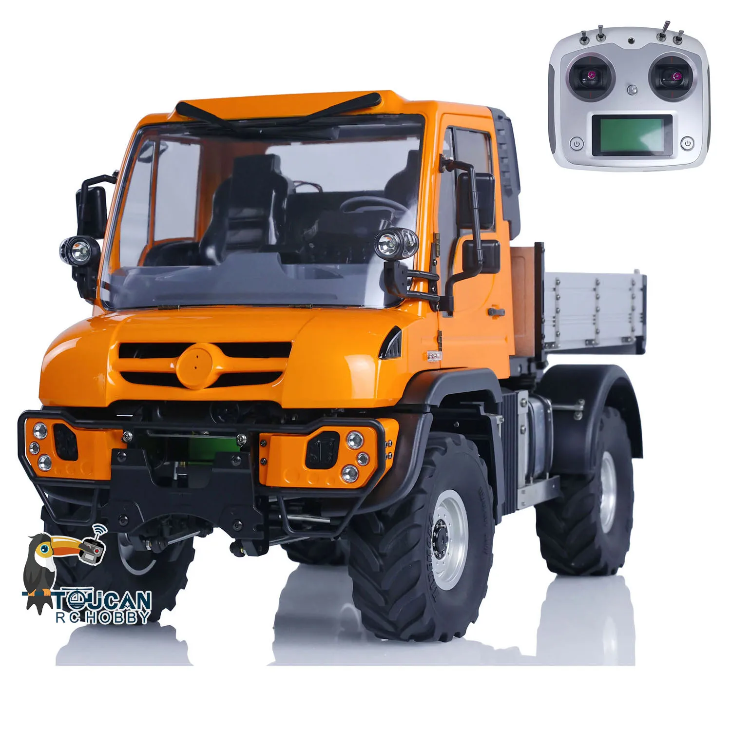

U423 1/10 RC Гусеничный автомобиль 4X4 Металлическое ведро FlySky I6S Пульт дистанционного управления Внедорожники Модель Звуки Свет Игрушка TH23396