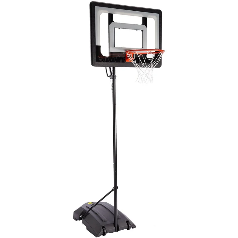 

Indoor Outdoor Christmas Birthday Gifts Adjustable Height Kids Basketball Hoop Portable Stand Goal