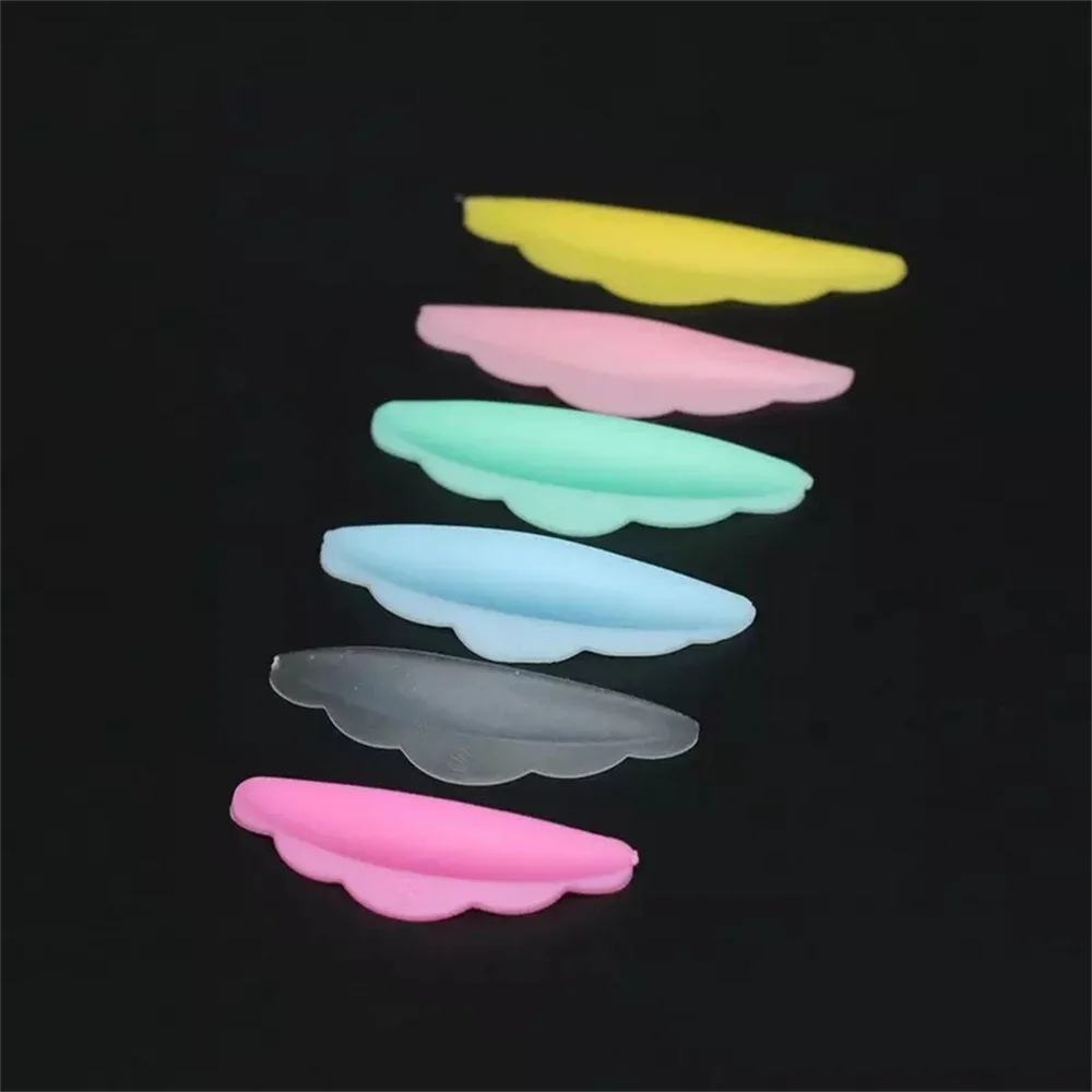 6 colors Eyelash Perm Custom Logo Eyelash Lift Silicon Pads 5 Sizes Curler Eyelash Perm Silicone Pads