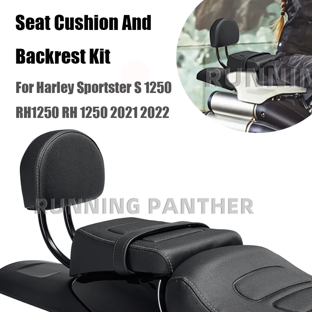 

FOR Sportster S 1250 RH1250S 2021 2022 Motorcycle Driver Passenger Pillion Rear Back Seat Fender Backrest Kit