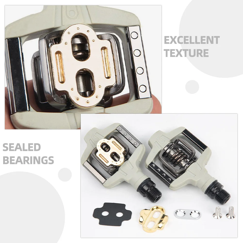 

1Set Bike Pedal Cleat Sturdy Cycling Cleat Easy Disassemble Mountain Bike Replacement Pedal Cycling Accessories