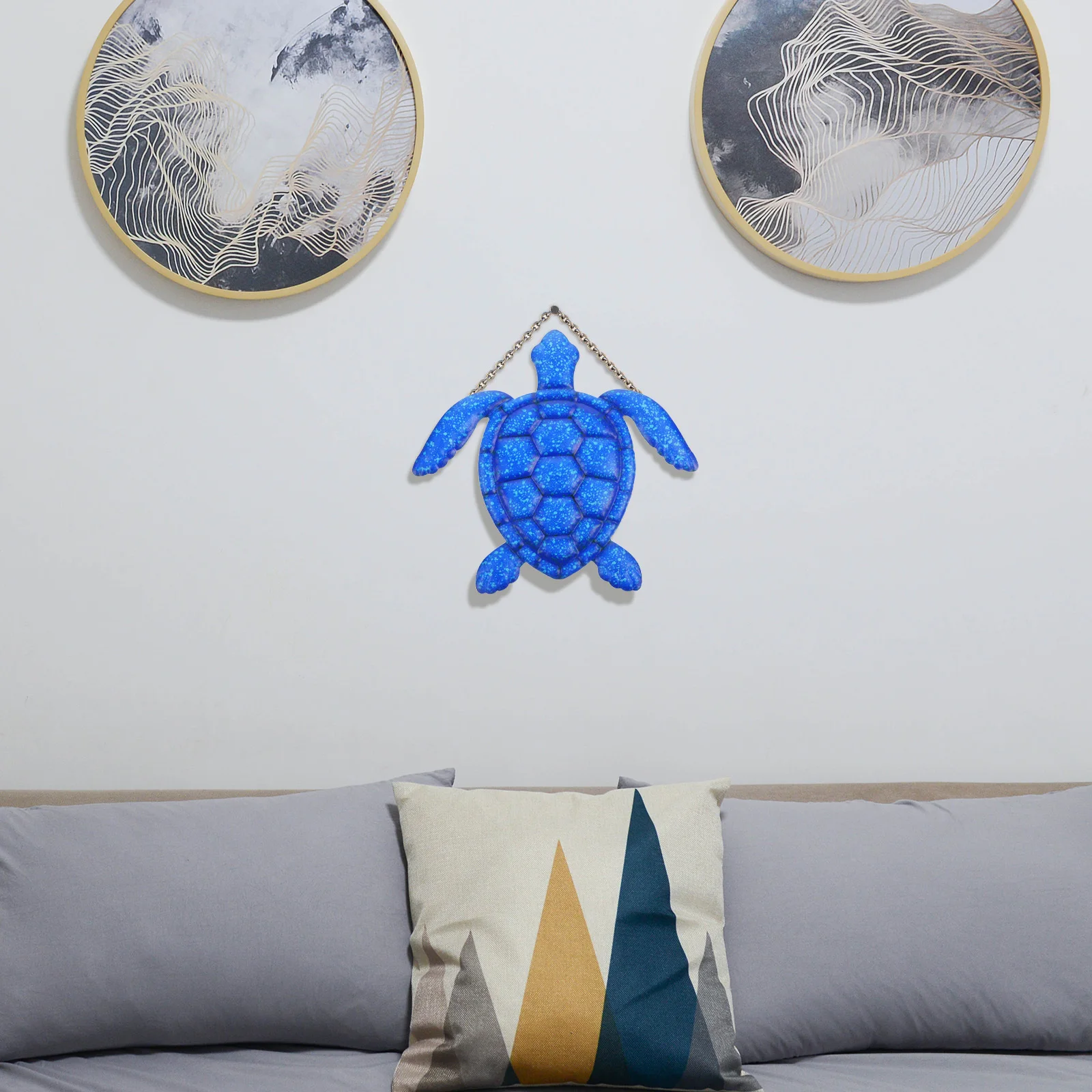 

Turtle Pendant Wall Decor Outdoor Ornaments for Home Animals Statue Sea ​​turtle Nursery Décor Decors