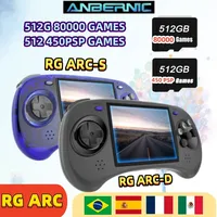 ANBERNIC RG ARC-D/RG ARC-S LINUX Android System 4.0INCH IPS RK3566 640*480 Portable Handheld Game Console 3500mAh child's Gifts