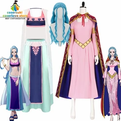 PIECE Nefertari D. Vivi Cosplay Costume Carnival Halloween Costume and Headwear Headgear