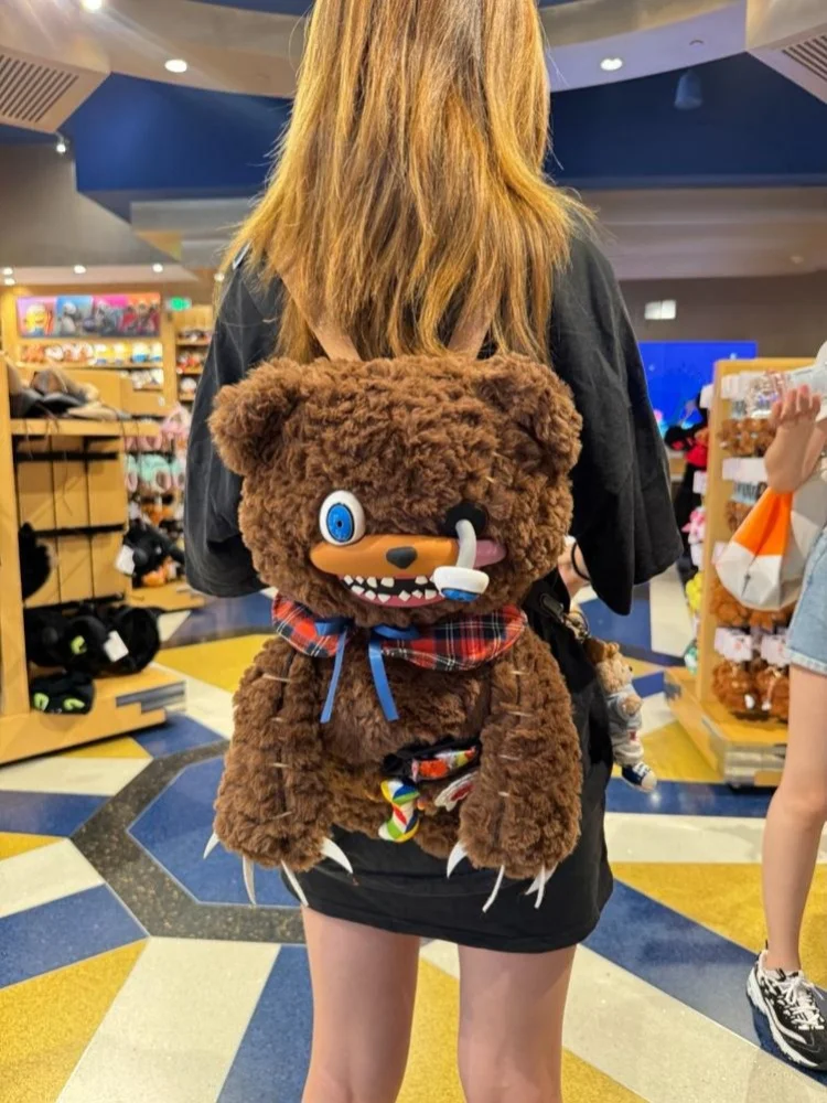 กระเป๋าเป้ตุ๊กตาหมีซอมบี้ฮามิกุมะ รุ่นลิมิเต็ดอิดิชั่น ยูนิเวอร์แซล สตูดิโอส์ สำหรับเด็กผู้หญิง - ของที่ระลึก ของขวัญวันหยุด