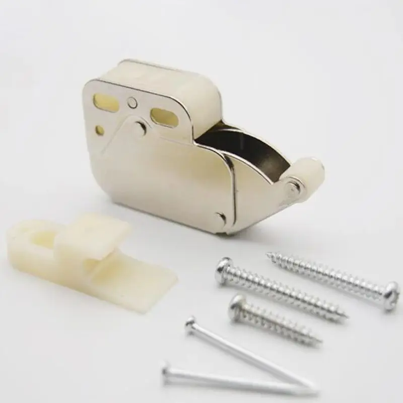 Mini Push Catch Latch Cabinets Lock Automatic Spring Catch System Motorhome Cupboard Doors Furniture Security locks
