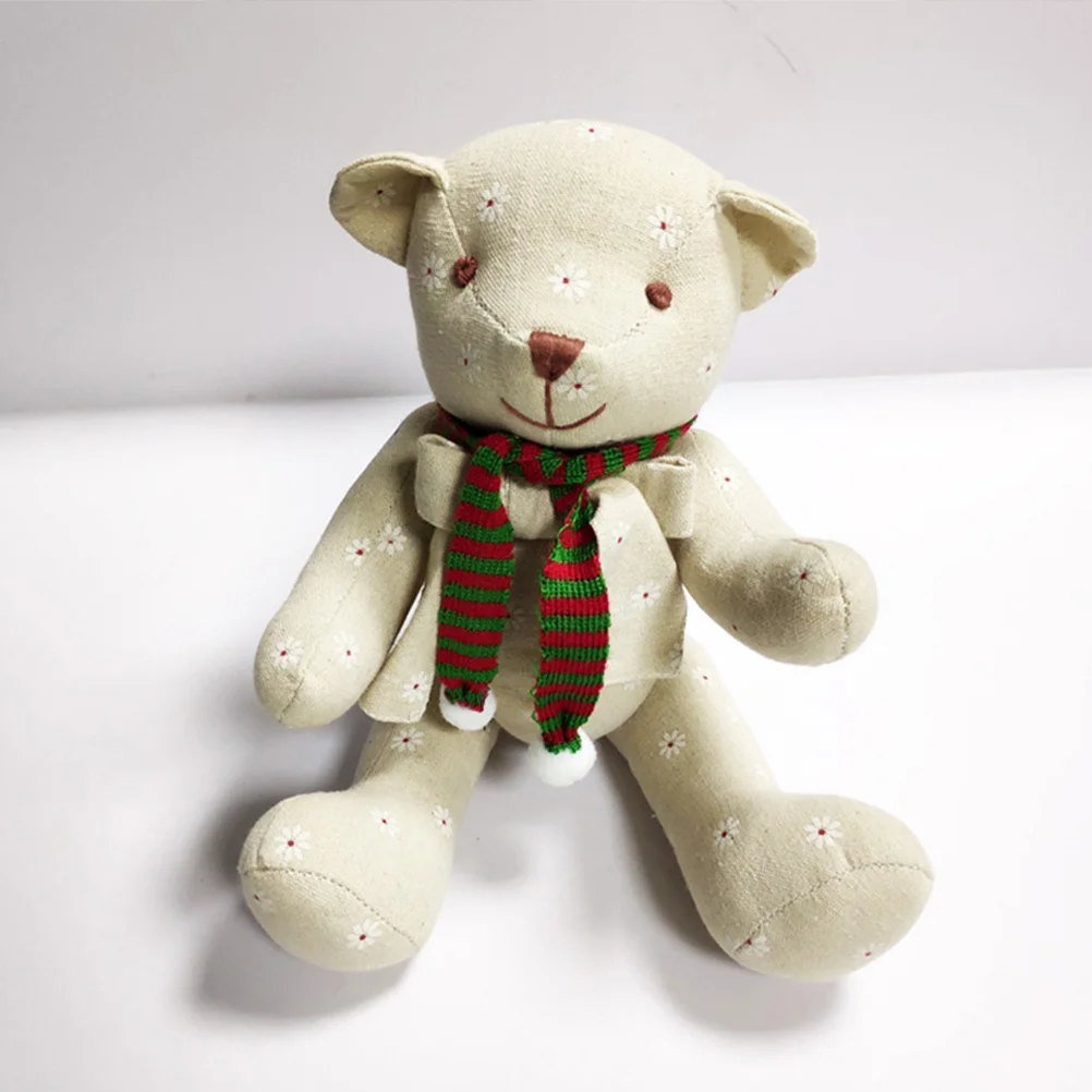 

8Pcs Christmas Mini Scarves Red Green Striped Knitted Neckwear for Little Pet Bottle Decorative Scarf Festive Home Party Decor