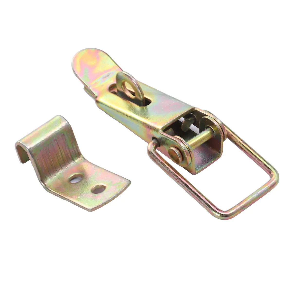 Flexible Draw Latch Iron Heavy Duty Hold Down Clamp for Car Truck Camper Door Vibration Absorbing Push Pull Clamp