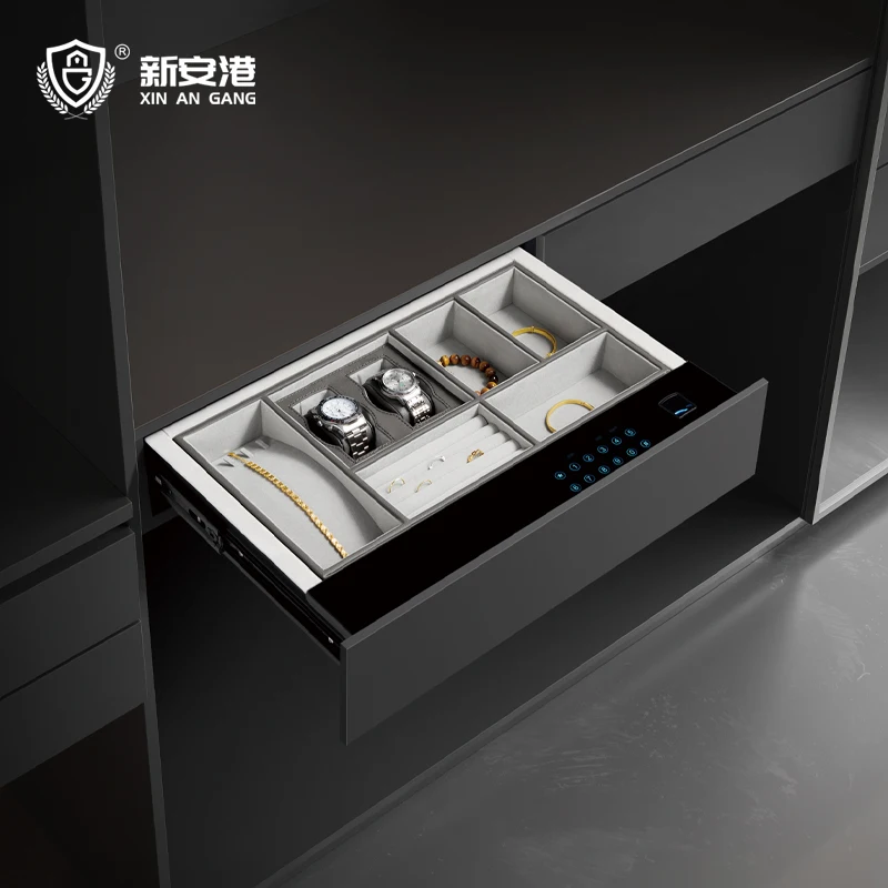 High-strength Thickened Intelligent Panel Smart Fingerprint Wardrobe Drawer Safe For Hidden Money