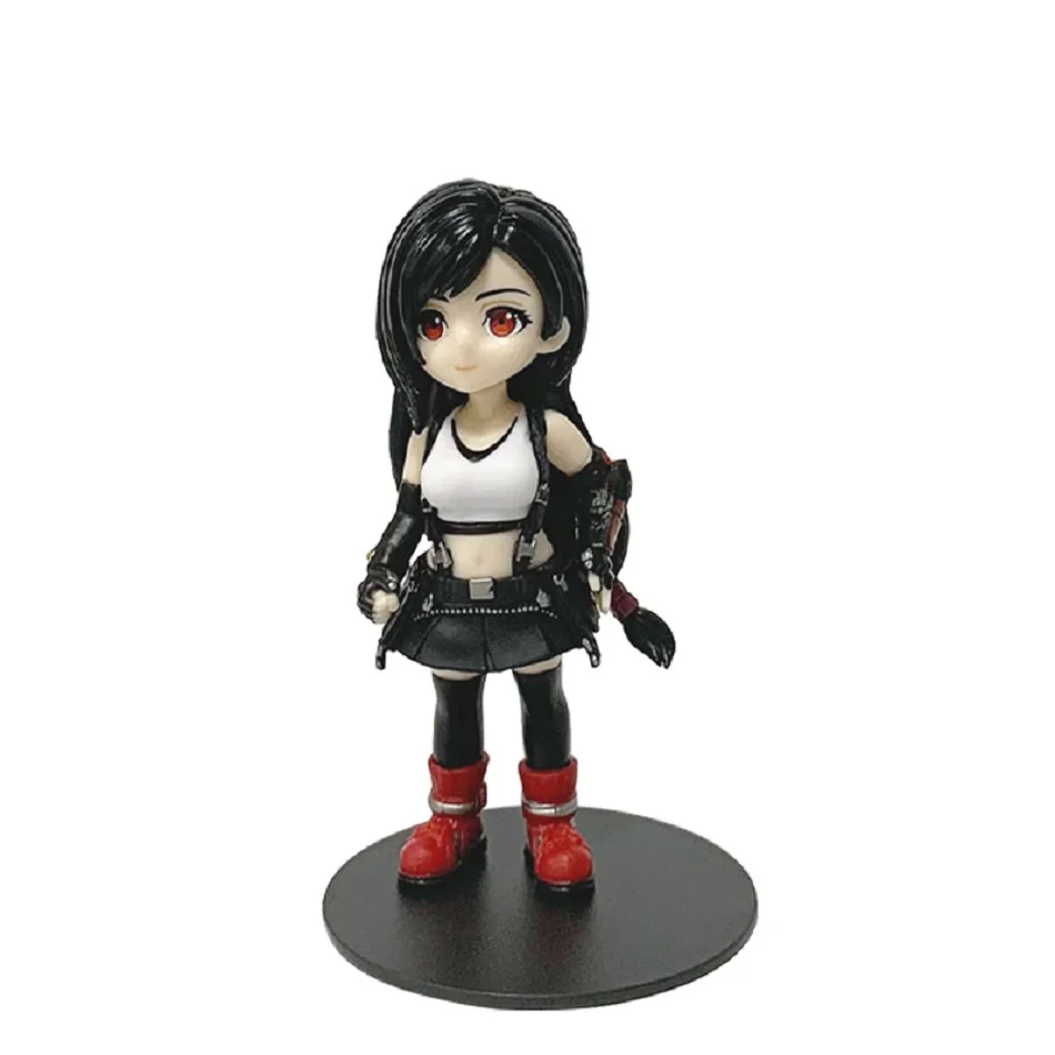 11-12cm Anime Cloud Strife Tifa Lockhart Aerith Gainsborough Zack·Fair Figur Modell PVC Spielzeug Desktop-Sammlungszubehör Geschenk – Detail 12